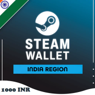 1000 INR STEAM WALLET GIFT CARD INDIA