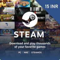 15 INR STEAM WALLET GIFT CARD INDIA