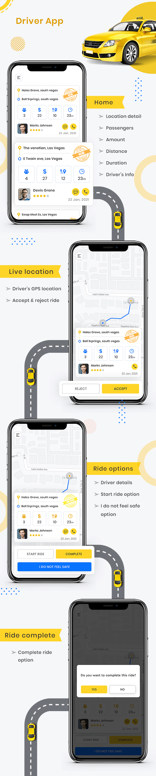 CabME - Flutter Complete Taxi app | Taxi Booking Solution - 11