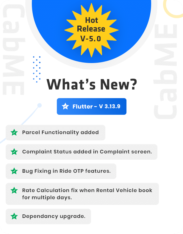 CabME - Flutter Complete Taxi app | Taxi Booking Solution - 2