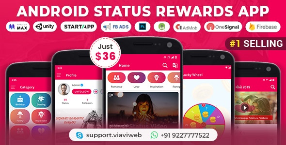 Android Status App With Reward Point.jpg